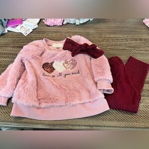 Btween babygirl 18month matching outfit